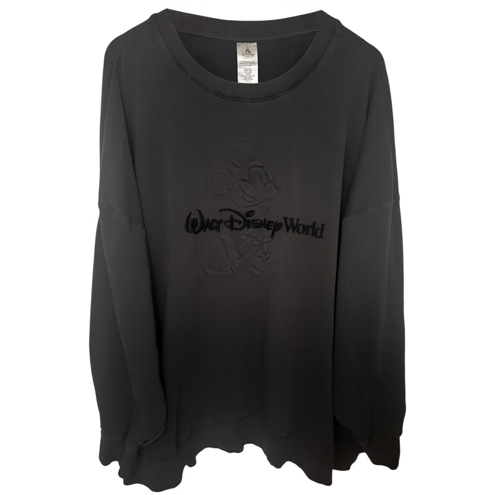 Disney Womens Parks Sweatshirt 3XL Black